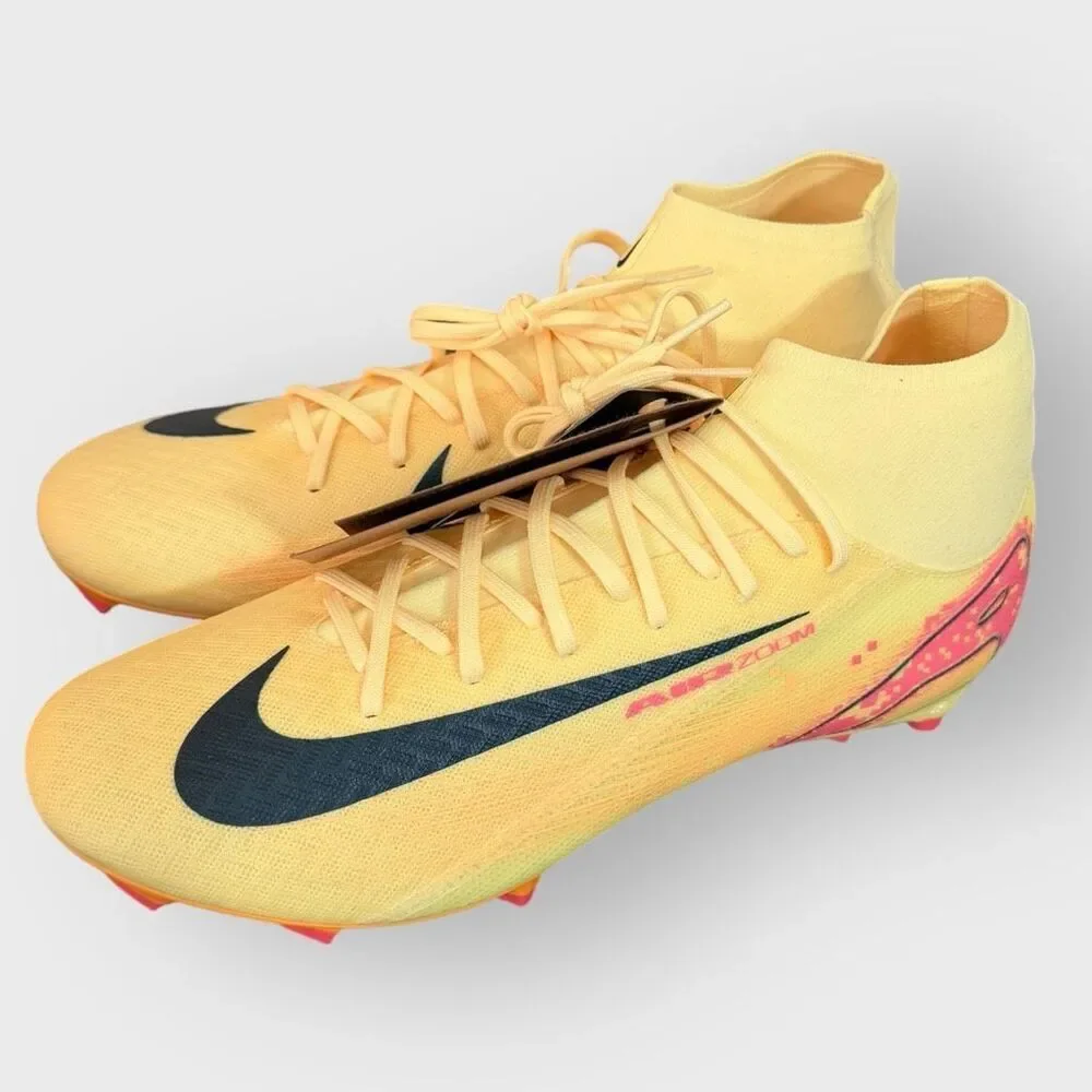 Nike Zoom Superfly 10 Academy Km Fg/Mg Kylian Mbappe Orange size 9.5 FQ8293-800
